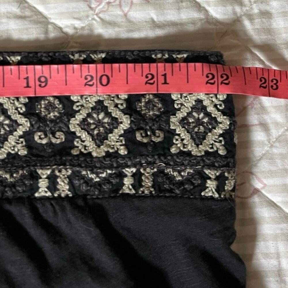Lucky Brand Embroidered Square Neck Tank XXL Boho Folk Festival Cottagecore - Picture 8 of 11